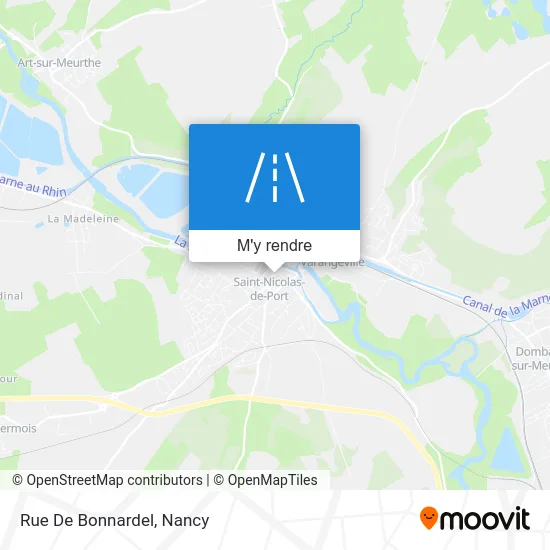 Rue De Bonnardel plan