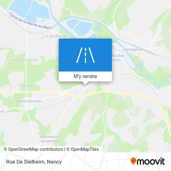 Rue De Dielheim plan