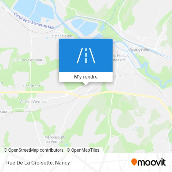 Rue De La Croisette plan