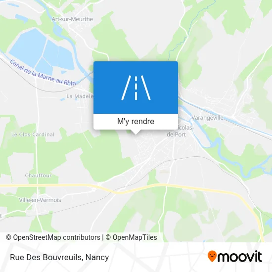 Rue Des Bouvreuils plan