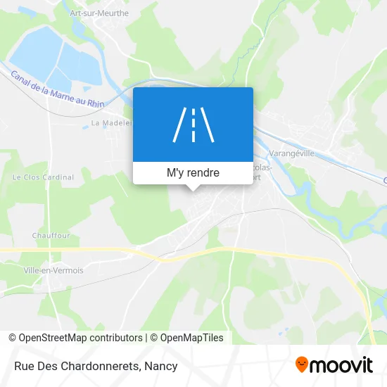 Rue Des Chardonnerets plan