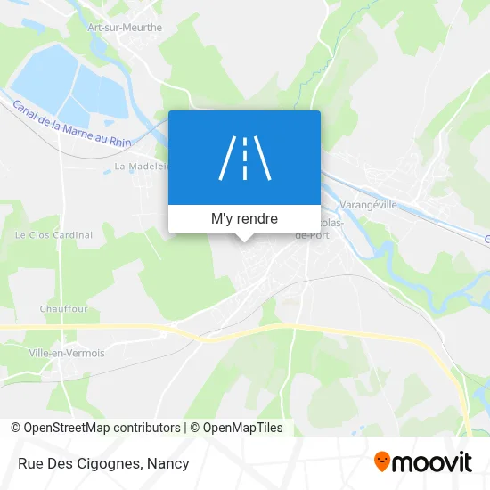 Rue Des Cigognes plan