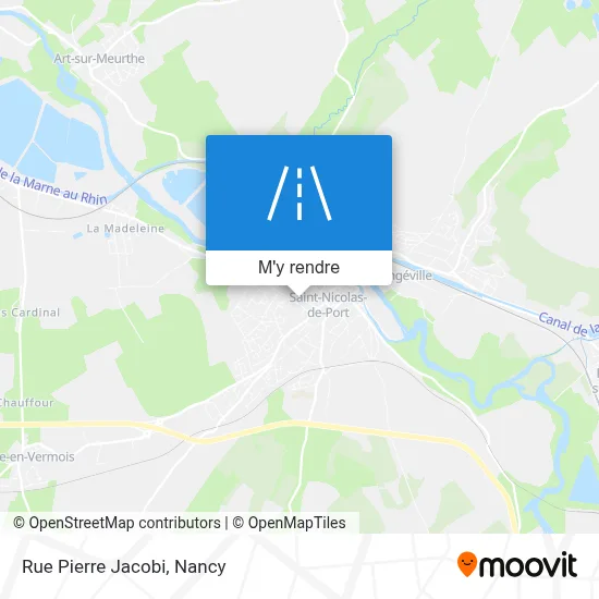 Rue Pierre Jacobi plan