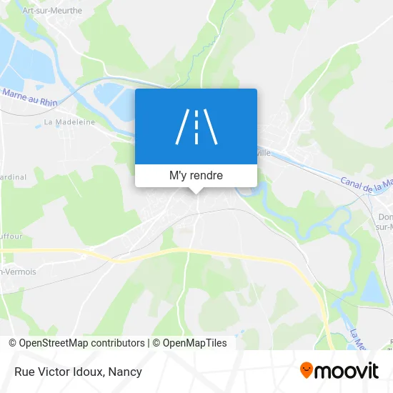 Rue Victor Idoux plan