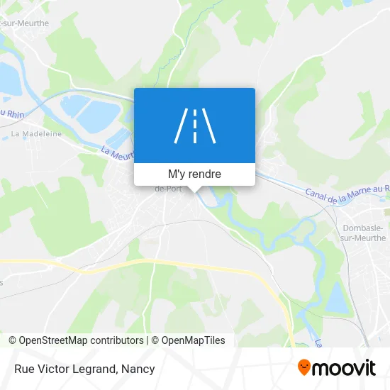 Rue Victor Legrand plan