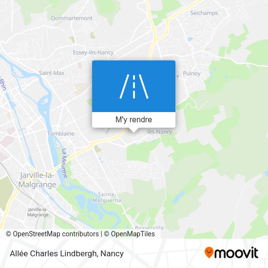 Allée Charles Lindbergh plan