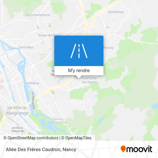 Allée Des Frères Caudron plan