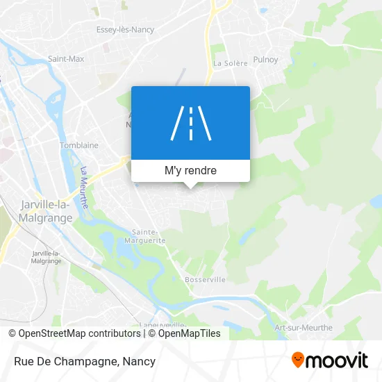 Rue De Champagne plan