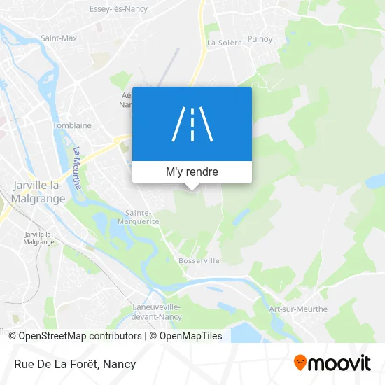 Rue De La Forêt plan