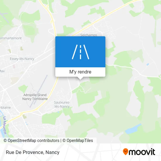 Rue De Provence plan