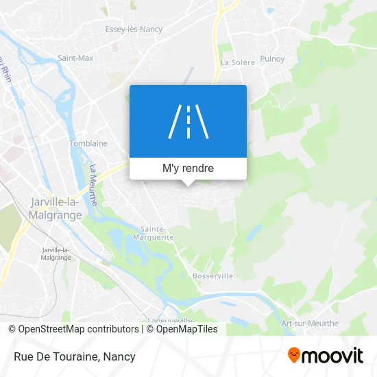 Rue De Touraine plan