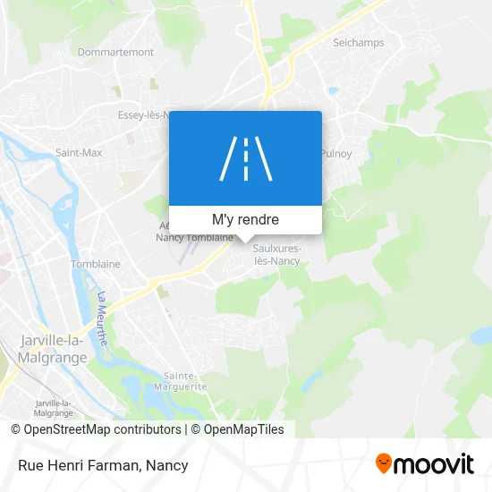 Rue Henri Farman plan