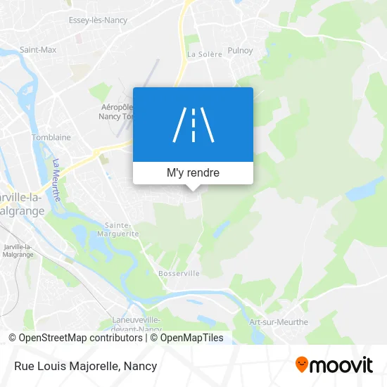 Rue Louis Majorelle plan