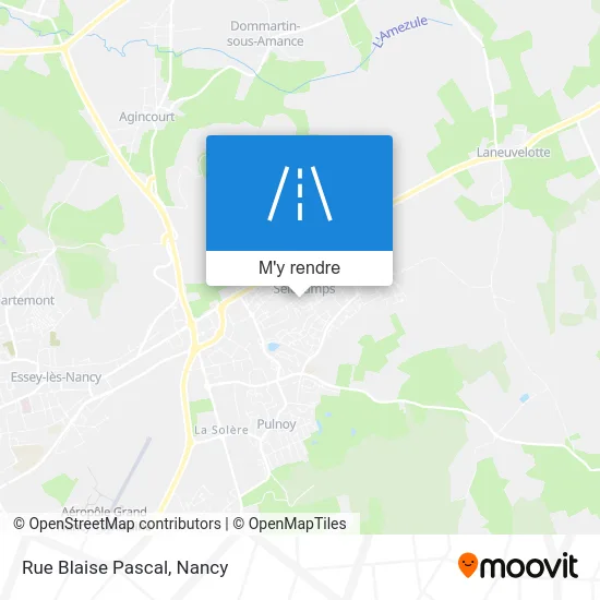 Rue Blaise Pascal plan