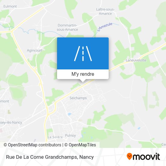 Rue De La Corne Grandchamps plan