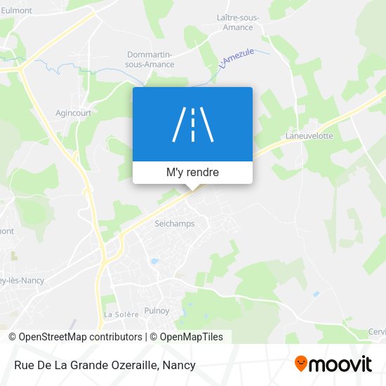 Rue De La Grande Ozeraille plan