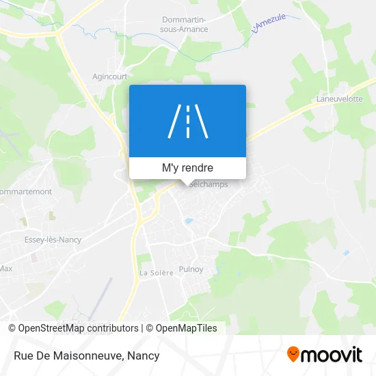 Rue De Maisonneuve plan