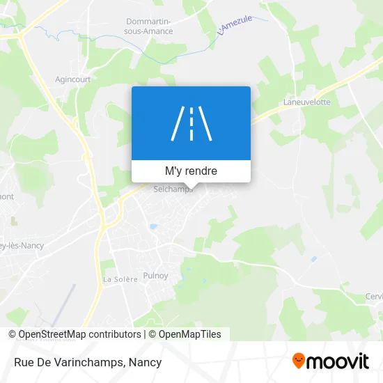 Rue De Varinchamps plan