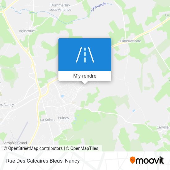 Rue Des Calcaires Bleus plan