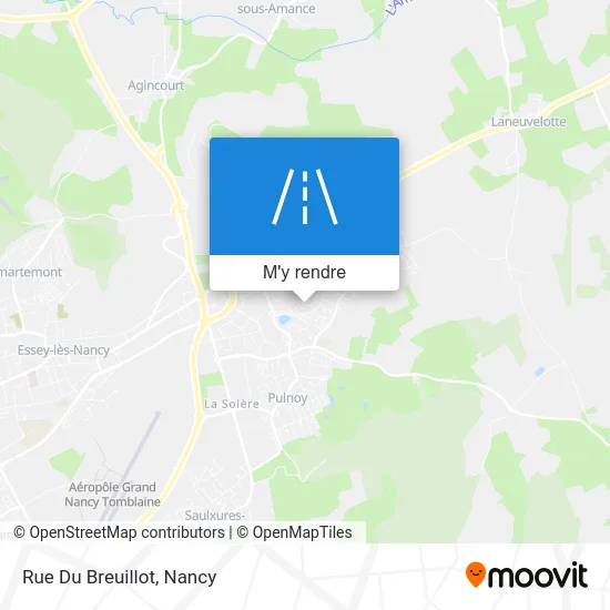 Rue Du Breuillot plan