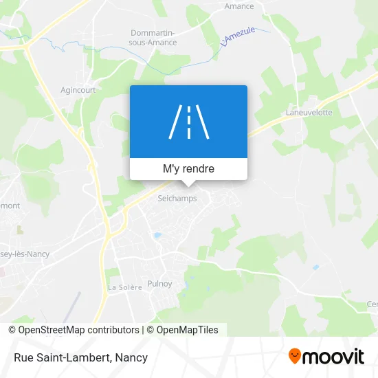 Rue Saint-Lambert plan