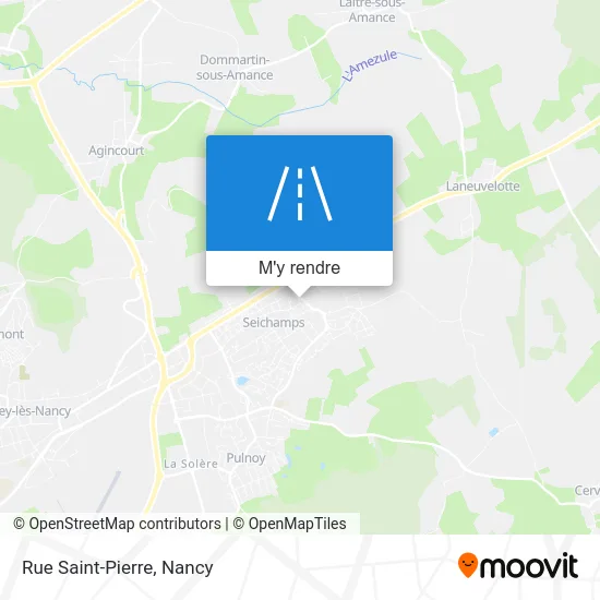 Rue Saint-Pierre plan