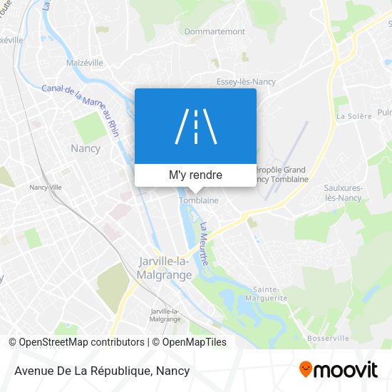 Avenue De La République plan