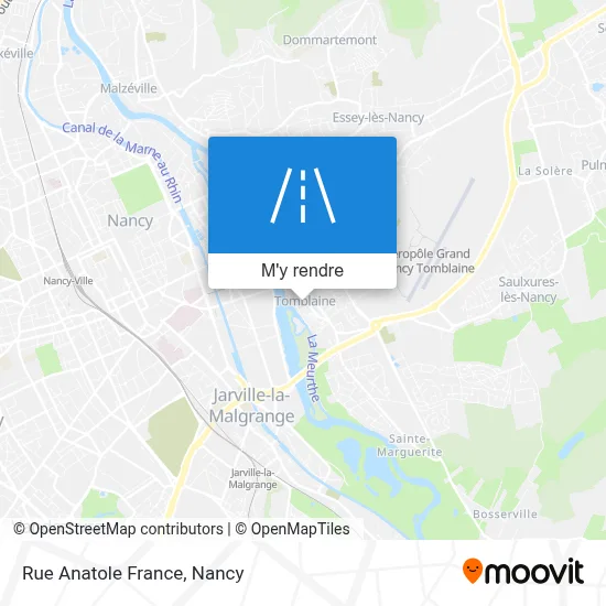 Rue Anatole France plan