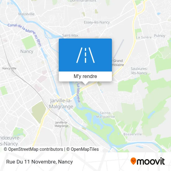 Rue Du 11 Novembre plan