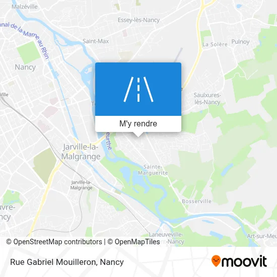 Rue Gabriel Mouilleron plan