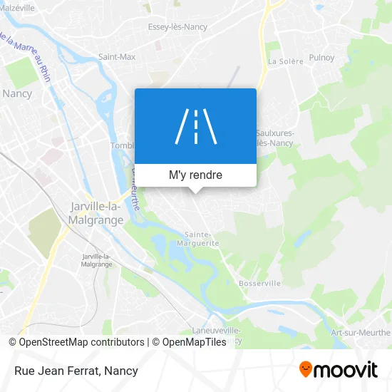 Rue Jean Ferrat plan