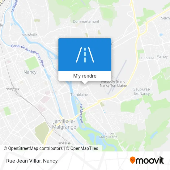 Rue Jean Villar plan