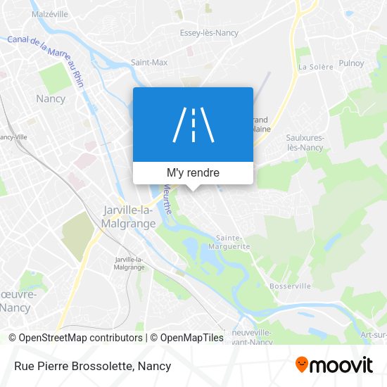 Rue Pierre Brossolette plan