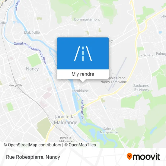 Rue Robespierre plan