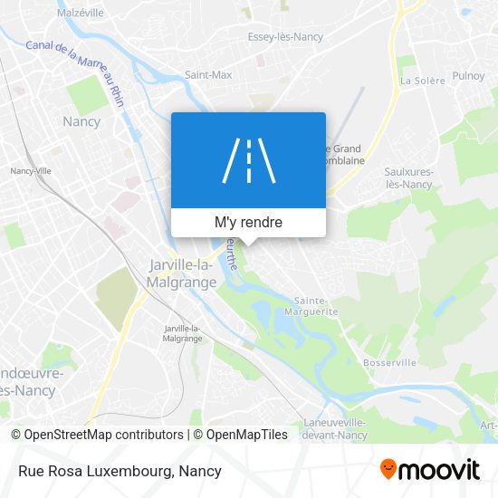 Rue Rosa Luxembourg plan