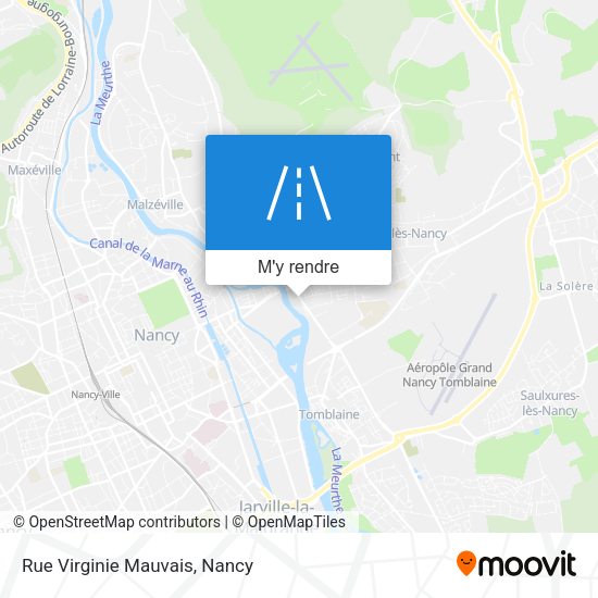 Rue Virginie Mauvais plan