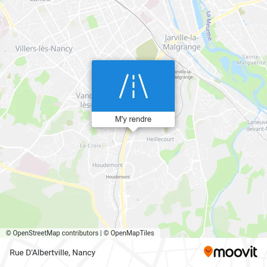 Rue D'Albertville plan