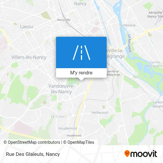 Rue Des Glaïeuls plan