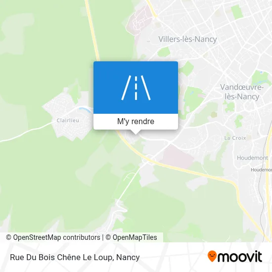 Rue Du Bois Chêne Le Loup plan