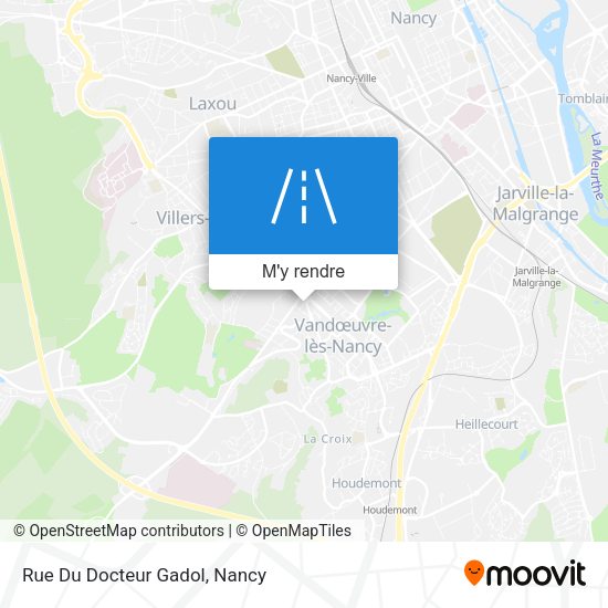 Rue Du Docteur Gadol plan