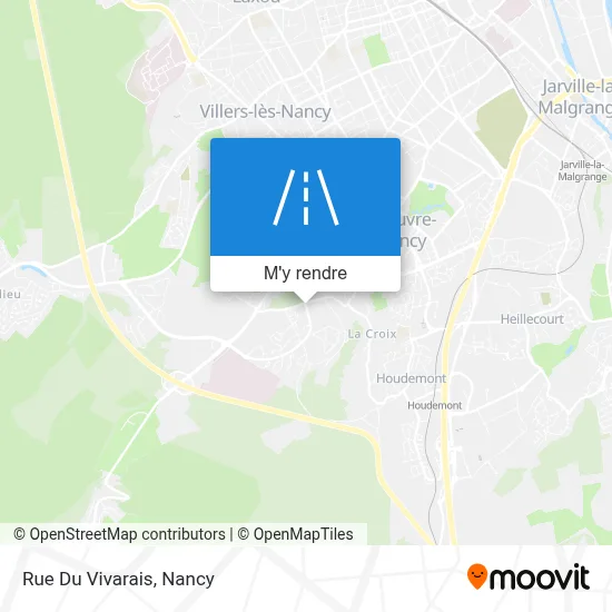 Rue Du Vivarais plan