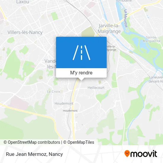 Rue Jean Mermoz plan