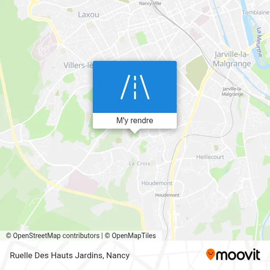 Ruelle Des Hauts Jardins plan