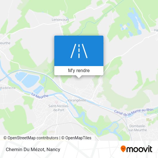 Chemin Du Mézot plan