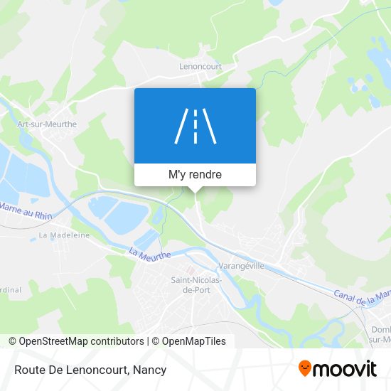 Route De Lenoncourt plan