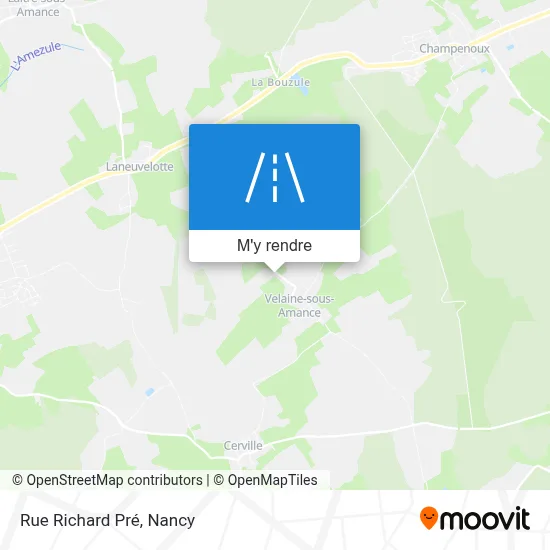 Rue Richard Pré plan