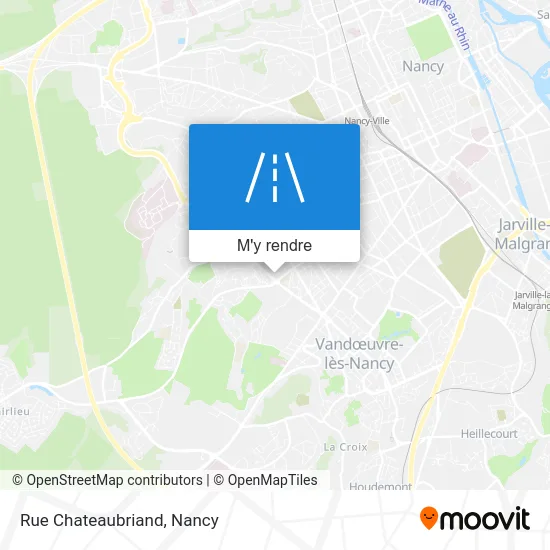 Rue Chateaubriand plan