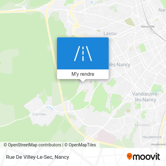 Rue De Villey-Le-Sec plan
