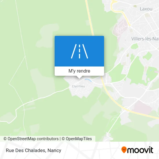 Rue Des Chalades plan