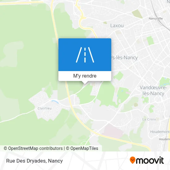 Rue Des Dryades plan